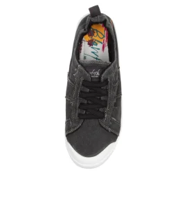 Women BLOWFISH Sneakers-VEX BLACK SMOKED CANVAS