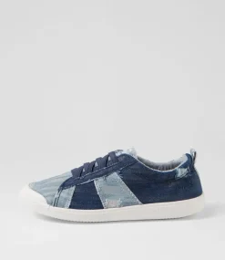 Women BLOWFISH Sneakers-Vex Indigo Multi Fabric Sneakers