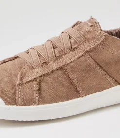 Women BLOWFISH Sneakers-Vex Warm Taupe Canvas Sneakers
