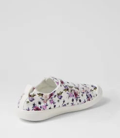 Women BLOWFISH Sneakers-Vex White Boho Canvas Sneakers