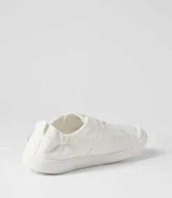 Women BLOWFISH Sneakers-Vex White Petal Linen Sneakers