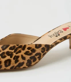 Women I LOVE BILLY Heels-Vissik Leopard Heels