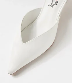 Women I LOVE BILLY Heels-Vissik White Heels