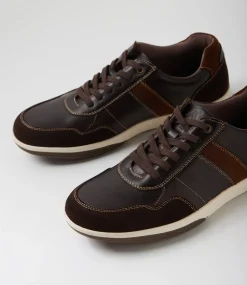 COLORADO Sneakers|Casuals-Vitor Dark Brown Leather Sneakers
