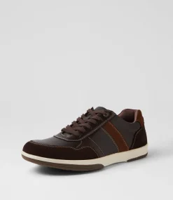 COLORADO Sneakers|Casuals-Vitor Dark Brown Leather Sneakers