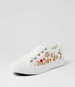 Women BLOWFISH Sneakers-VIVID BW WHITE CANVAS