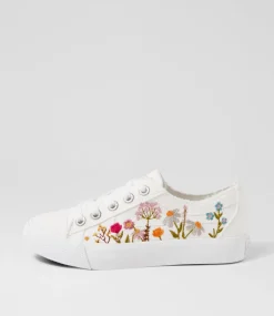 Women BLOWFISH Sneakers-VIVID BW WHITE CANVAS