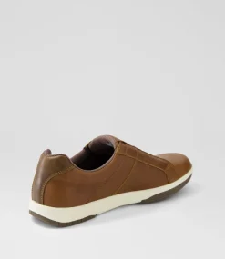 COLORADO Sneakers|Casuals-Viyo Cognac Pull Up Leather Sneakers