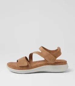 Women I LOVE BILLY Flats|Sandals-Volutae Tan Sandals
