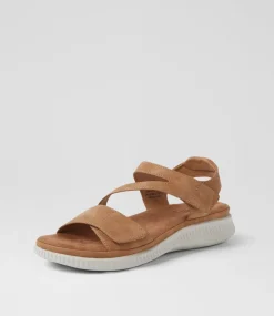 Women I LOVE BILLY Flats|Sandals-Volutae Tan Sandals