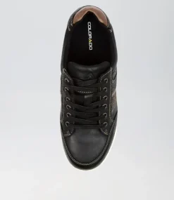 COLORADO Sneakers|Casuals-VOOM BLACK LEATHER