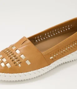 Women SUPERSOFT Comfort|Loafers-WANDIES SU DK TAN GOLD LEATHER