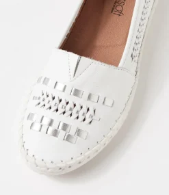 Women SUPERSOFT Comfort|Loafers-WANDIES SU WHITE SILVER LEATHER