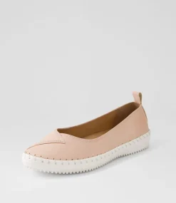 Women SUPERSOFT Comfort|Flats-Waverley Blush Leather Flat Shoes