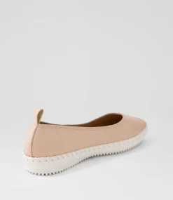 Women SUPERSOFT Comfort|Flats-Waverley Blush Leather Flat Shoes