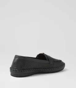 Women SUPERSOFT Comfort|Flats-Wealthy Black Leather Flat Shoes