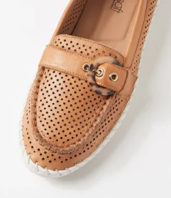 Women SUPERSOFT Comfort|Flats-Wealthy Dark Tan Leather Flat Shoes