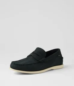 COLORADO Casuals-Weeper Navy Nubuck Flat Shoes