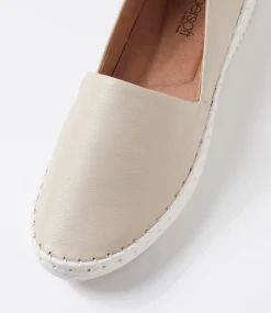 Women SUPERSOFT Comfort|Flats-Whitnei Almond Leather Flat Shoes