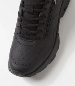 Women SUPERSOFT Comfort|Sneakers-Willin Black Fabric Sneakers