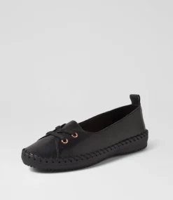 Women SUPERSOFT Comfort|Flats-WOMANS SU BLACK BLACK SOLE LEATHER