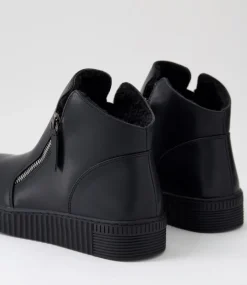 Women I LOVE BILLY Boots-Wullow Black Ankle Boots