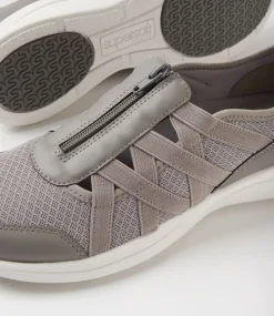 Women SUPERSOFT Comfort|Sneakers-Yanci Grey Mix Sneakers