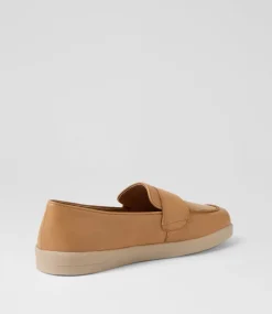Women DIANA FERRARI Flats-Yarzee Latte Leather Flat Shoes