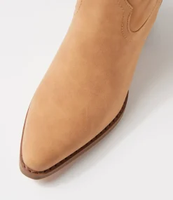 Women I LOVE BILLY Boots-YEEHAW IL CAMEL NUBUCK PU