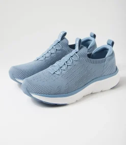 Women I LOVE BILLY Sneakers-Yizzy Blue Knit Sneakers