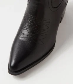 Women I LOVE BILLY Boots-Yodel Black Knee High Boots