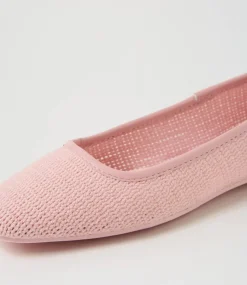 Women I LOVE BILLY Flats-Zardozi Pale Pink Weave Flat Shoes