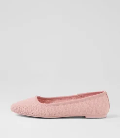 Women I LOVE BILLY Flats-Zardozi Pale Pink Weave Flat Shoes