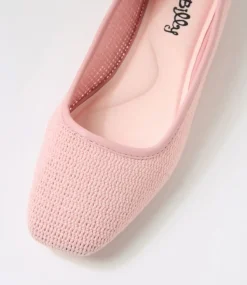Women I LOVE BILLY Flats-Zardozi Pale Pink Weave Flat Shoes