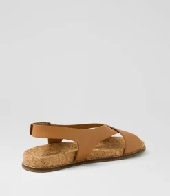 Women COLORADO Comfort|Flats-Zari Tan Leather Sandals