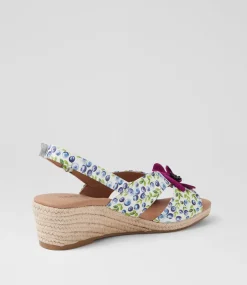 Women SUPERSOFT Comfort|Heels-Zenea Blueberry Purple Leather Sandals