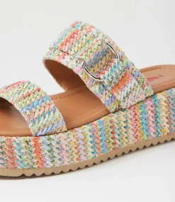 Women I LOVE BILLY Sandals-Zonsani Soft Multi Fabric Sandals