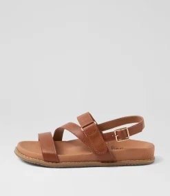 Women I LOVE BILLY Flats|Sandals-Zoorun Tan Sandals