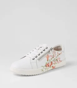 Women SUPERSOFT Comfort|Sneakers-Zurah White Leather Sneakers